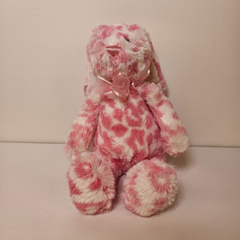 Mary Meyer pink and white Easter bunny children's plush toy